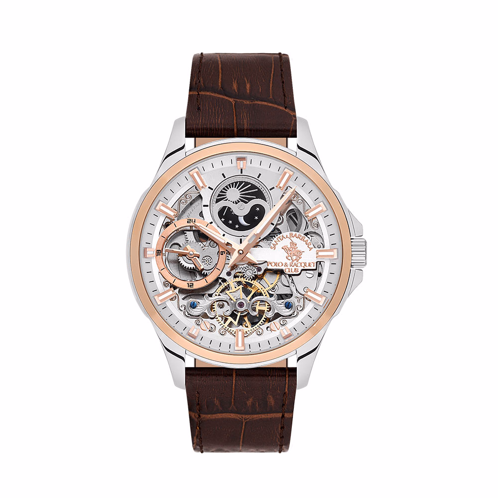 Santa Barbara Polo Luxury - Ceas Barbatesc Automatic Cafeniu SB.1.10532.4