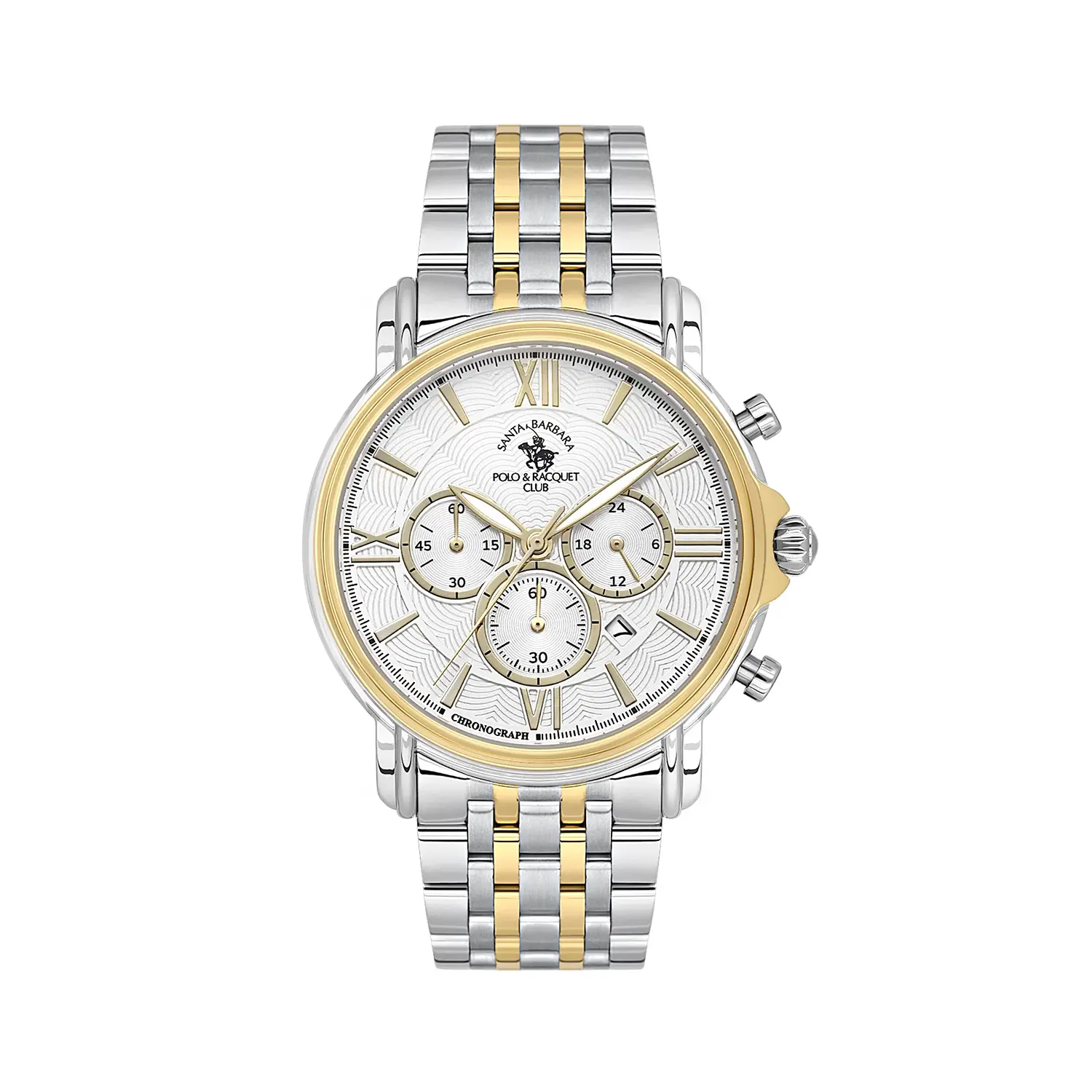 Santa Barbara Polo Legend - Ceas Barbatesc Quartz Auriu SB.8.10013-4