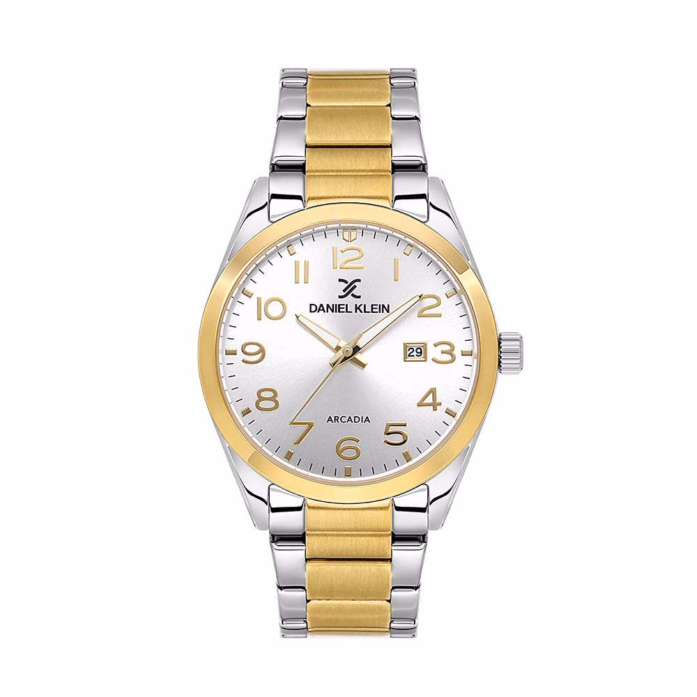 Daniel Klein Arcadia - Ceas Barbatesc Quartz Auriu DK.6.14273-7