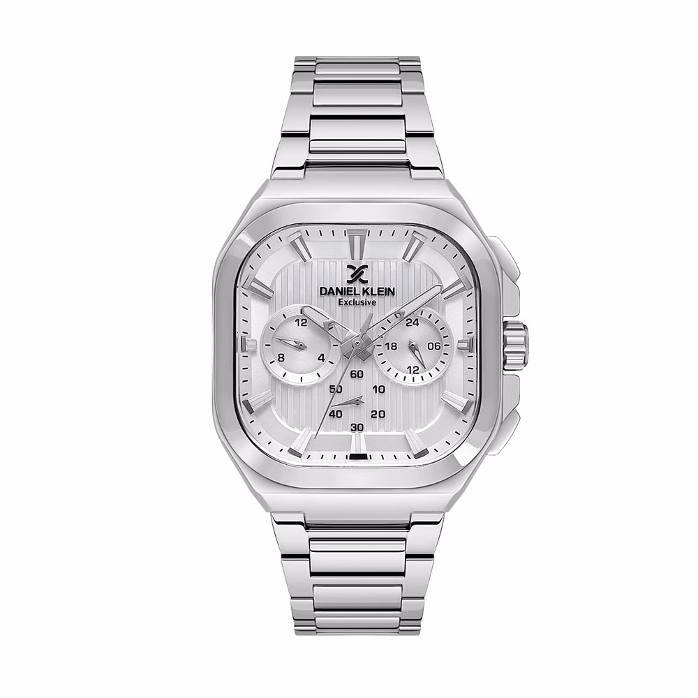 Daniel Klein Exclusive - Ceas Barbatesc Quartz Argintiu DK.1.13903.1