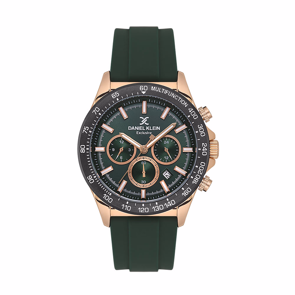 Daniel Klein Exclusive - Ceas Barbatesc Quartz Verde DK.1.13853.3