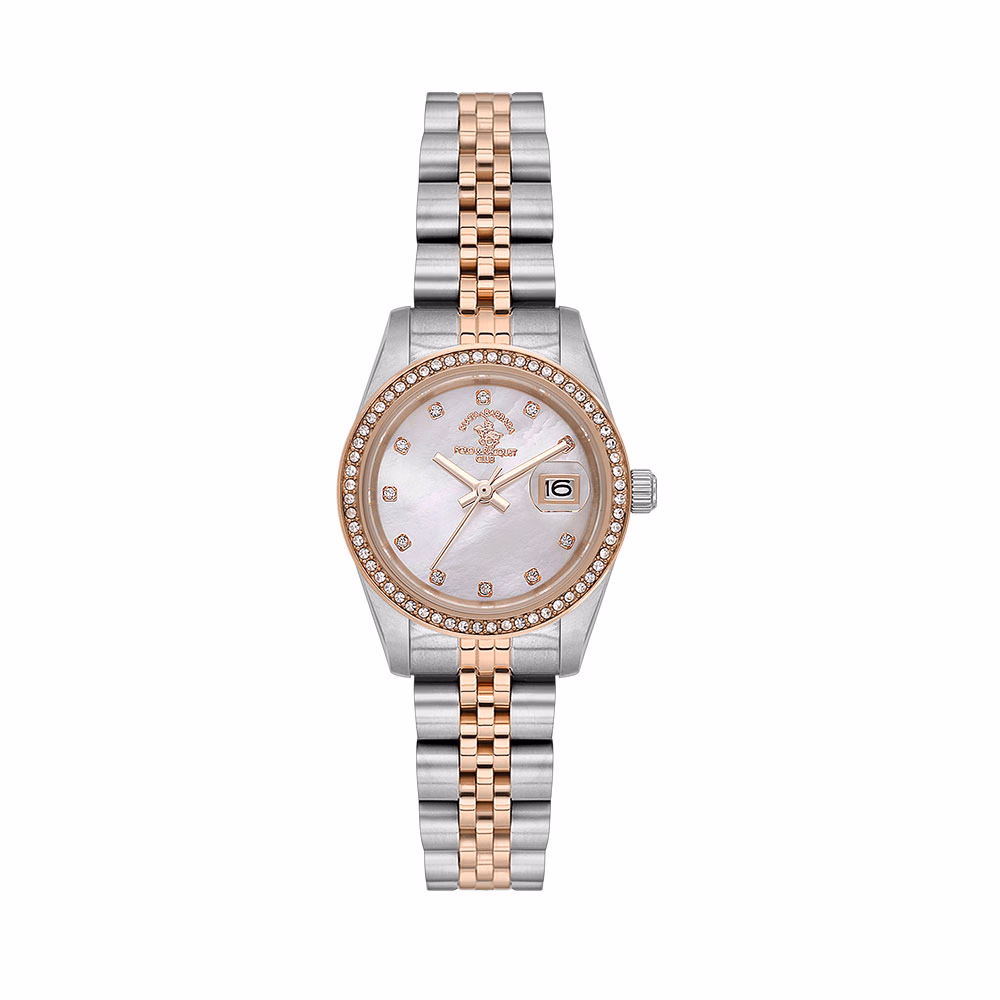 Santa Barbara Polo Unique - Ceas Dama Quartz Auriu Rose SB.4.10015.6
