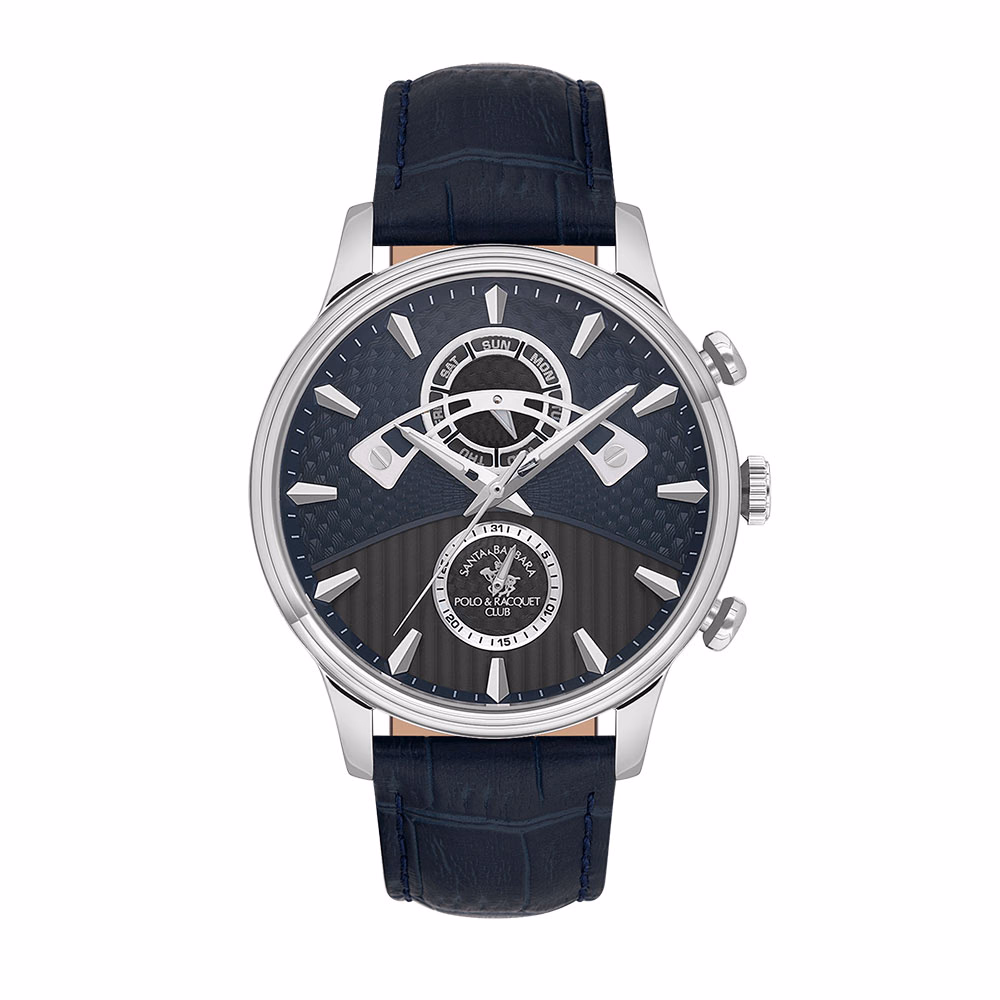 Santa Barbara Polo Legend - Ceas Barbatesc Quartz Bleumarin SB.1.10593.3