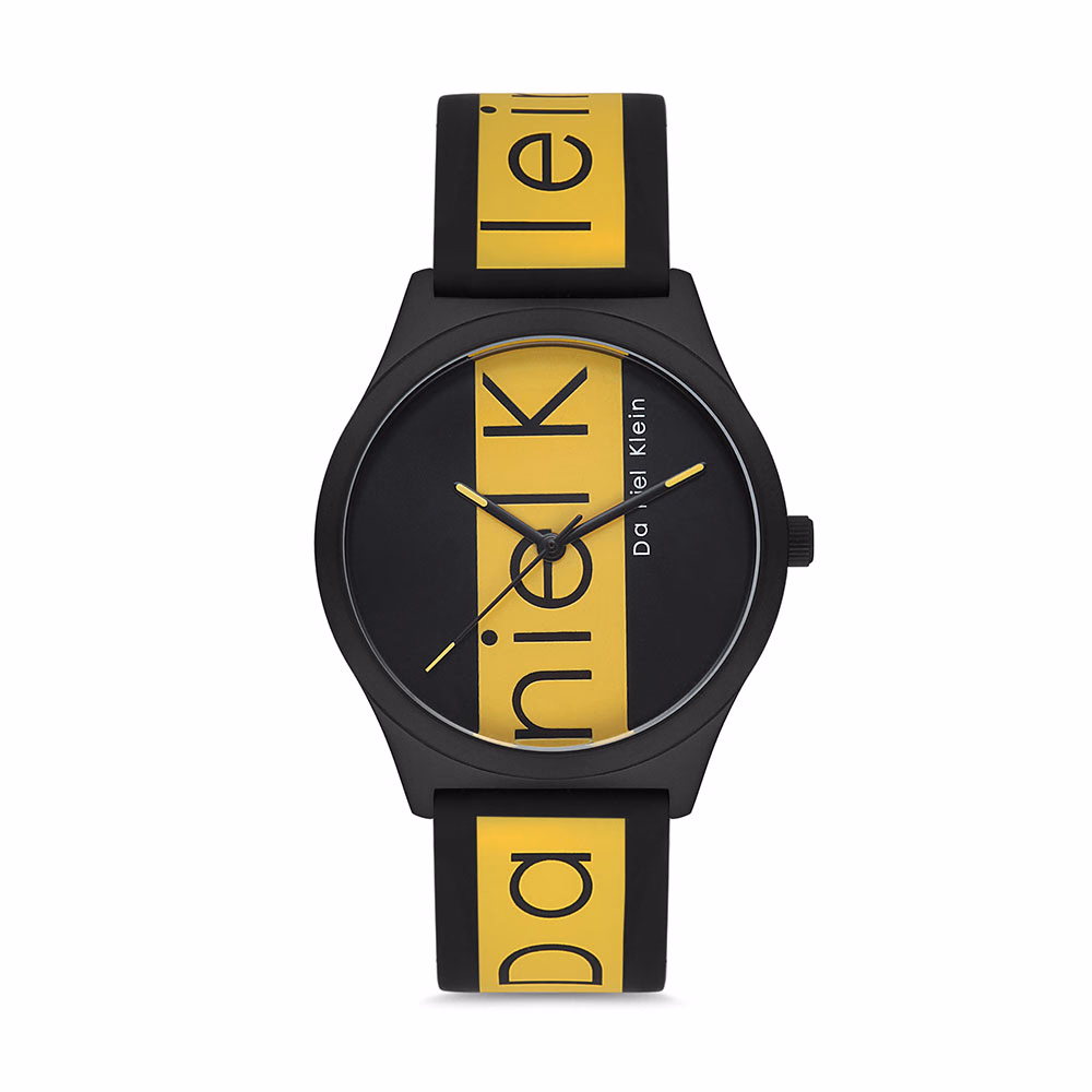 Daniel Klein Premium - Ceas Barbatesc Quartz Galben DK.1.12617.1
