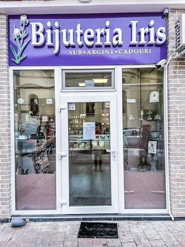 Fațada magazinului Bijuteria Iris din Ineu